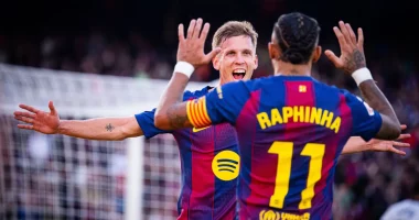 Barcelona, fitore pa shkëlqim/ Skuadra “blaugrana” mundi 3-1 Alvates dhe merr kreun në La Liga