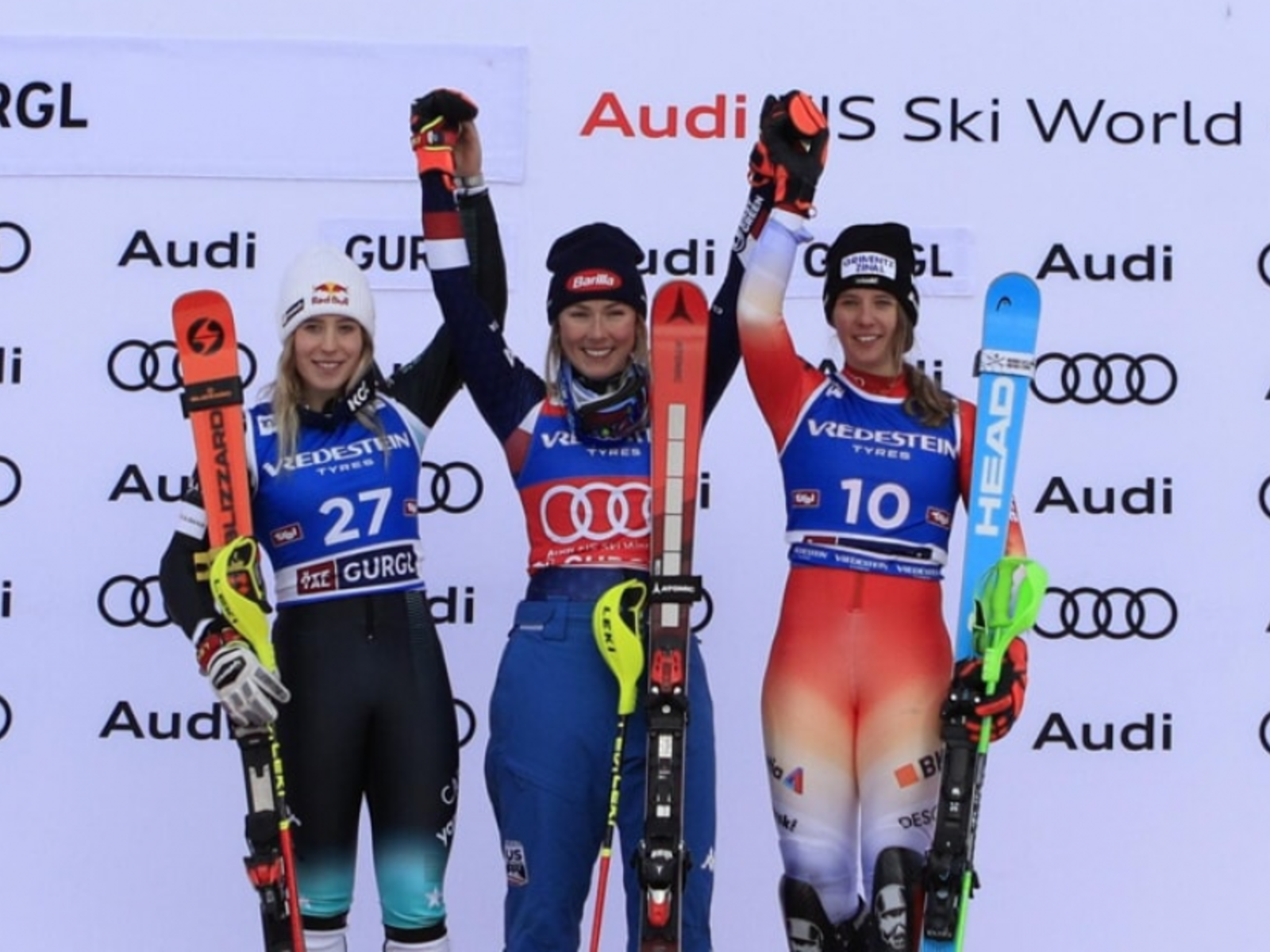 Mrekullia kuqezi në dëborë  Lara Colturi del sërish e dyta në Kupën e Botës në ski alpine