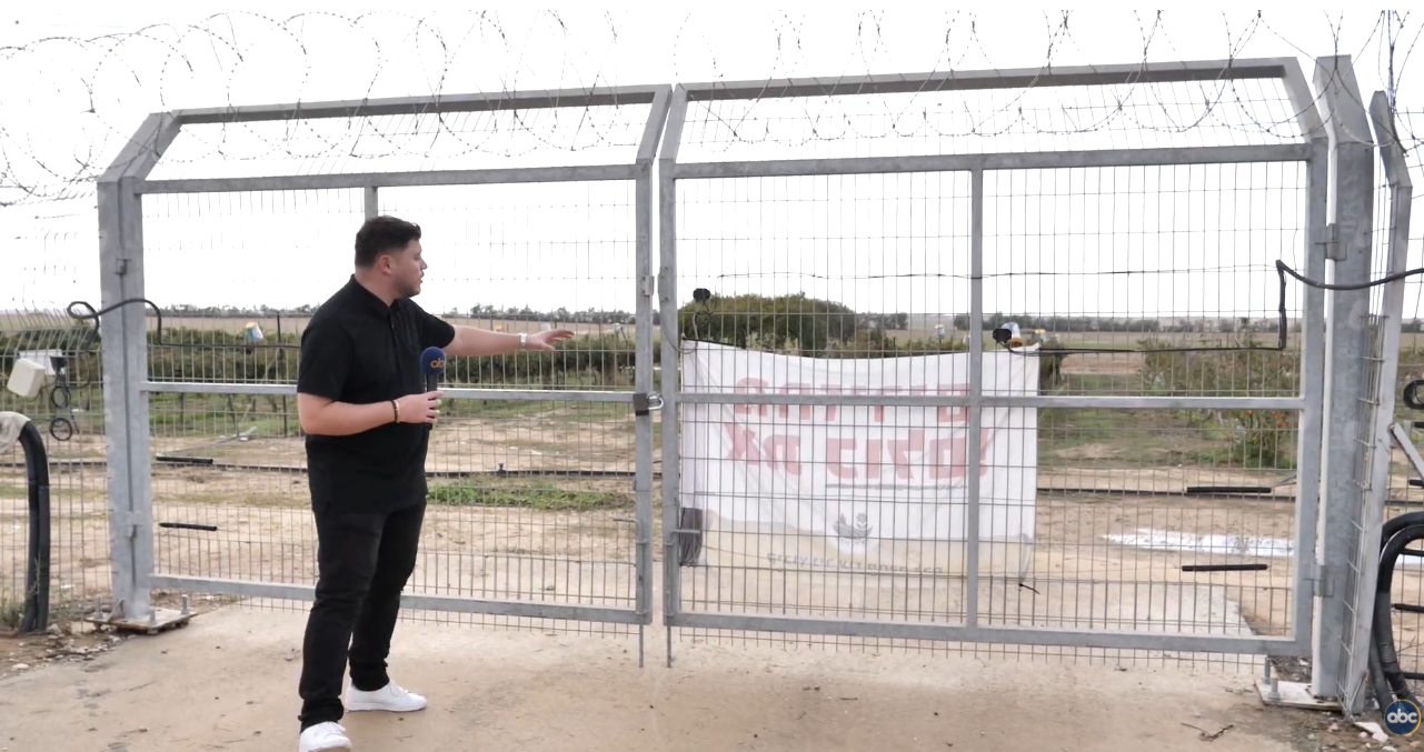 ABC News në kufirin e Gazës/ Kibbutz Nir-Oz, dëshmia tragjike e 7 tetorit