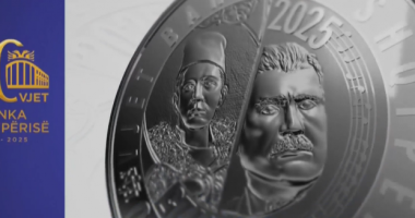 Banka e Shqipërisë emeton monedhën përkujtimore “100 vjet Banka e Shqipërisë, 1925-2025”
