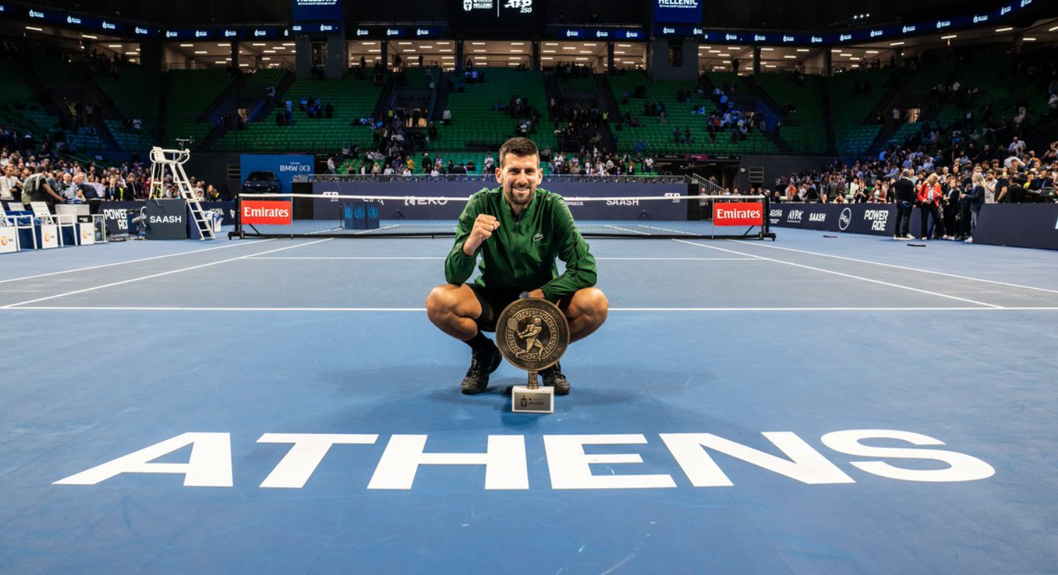 Gjokoviç bën  101   Ish numri 1 i botës triumfon në Turneun ATP në Athinë