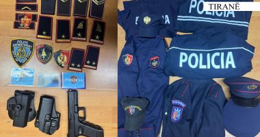 Pranga “policit të rremë” në Tiranë/ Ervis Basha lëvizte me uniformë policie në rrugë