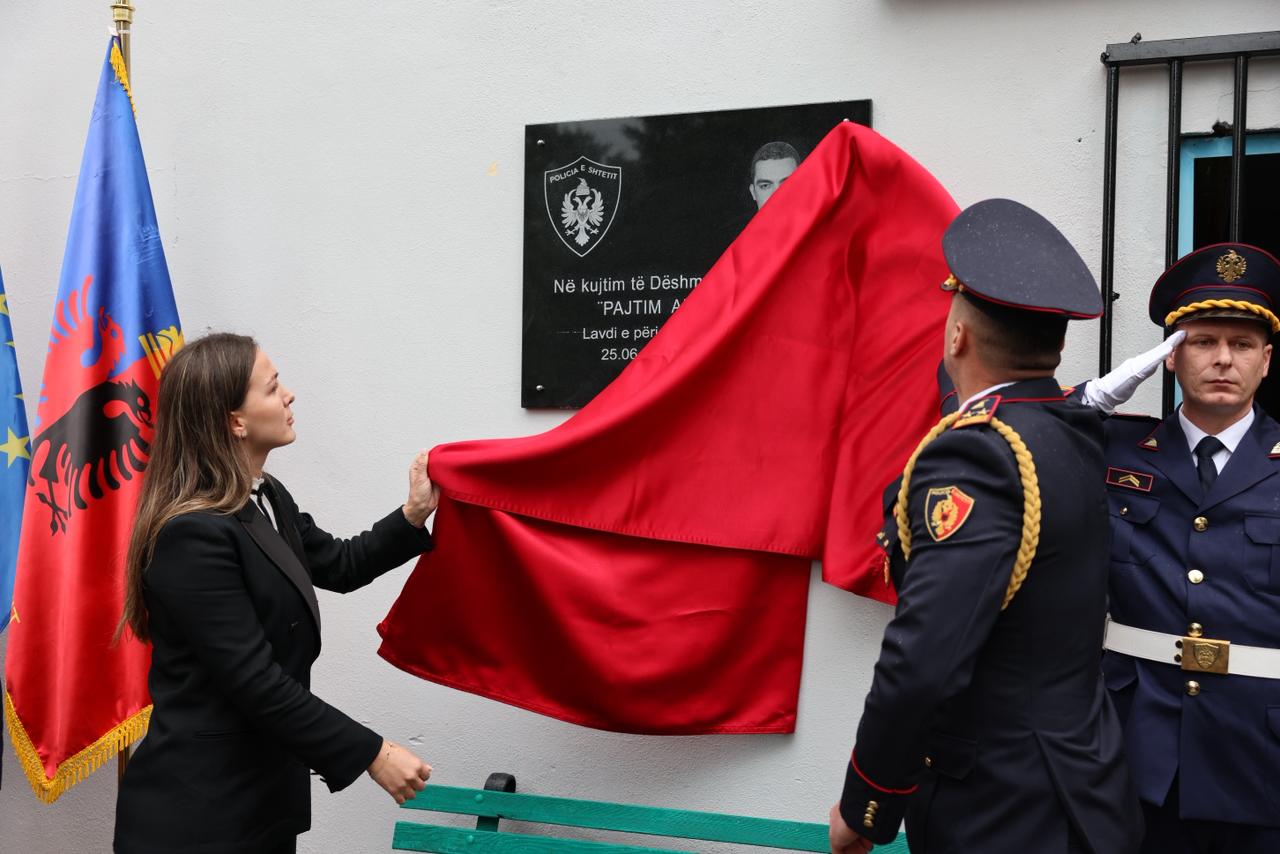 Policia e Shtetit  Proda  Nder dhe lavdi sakrificës së Dëshmorit të Atdheut Pajtim Alistafaj 