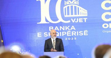 Banka e Shqipërisë kremton 100-vjetorin/ Rama: Është institucioni që mund të quhet i tillë me plot gojën