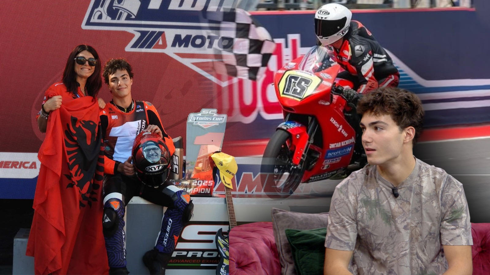 16-vjeçari shqiptaro-italian që po pushton pistat amerikane