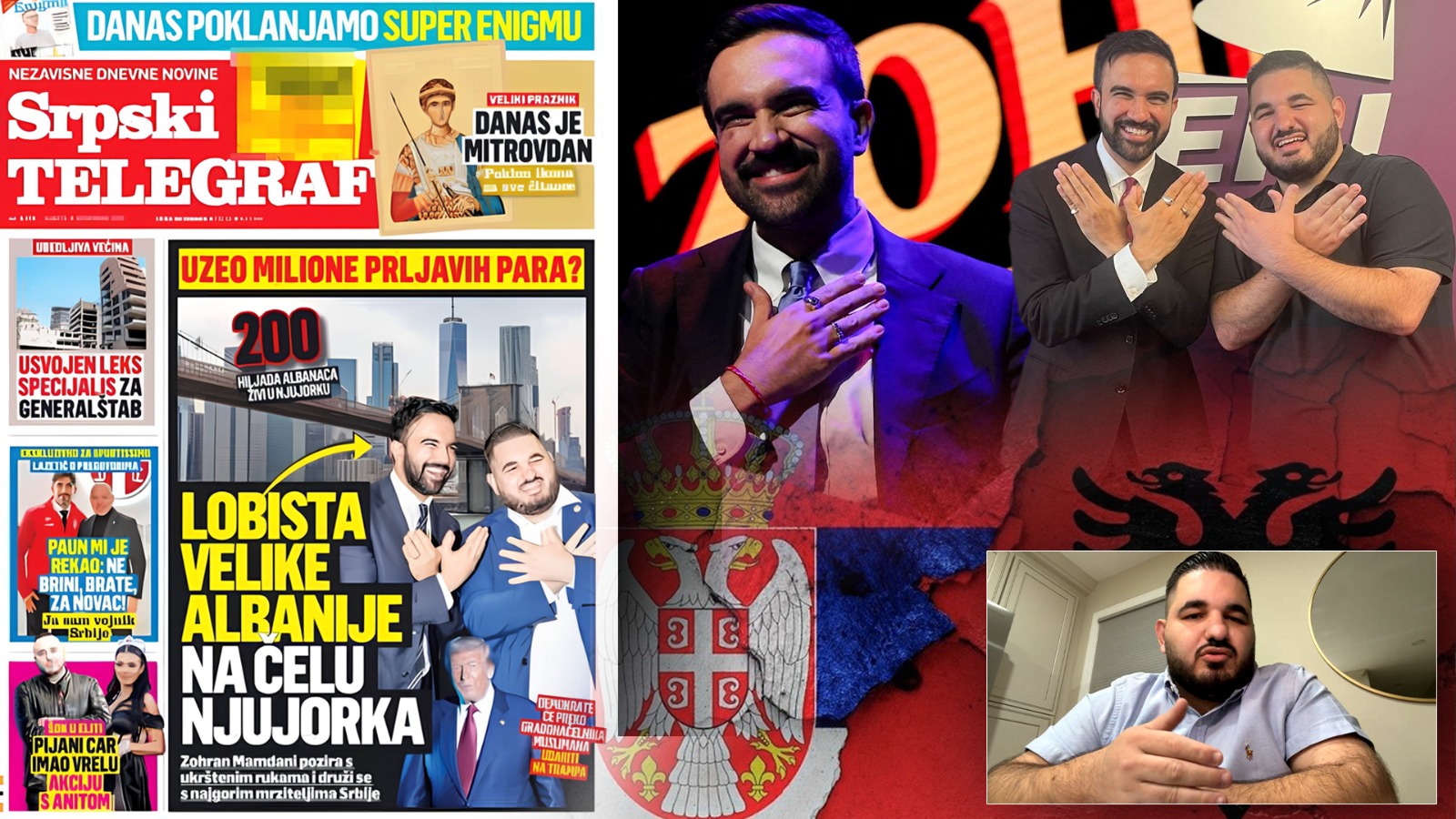 Dibrani që u bë viral me kryebashkiakun e ri të Nju Jorkut: “Mamdani e do Shqiponjën dhe shqiptarët!”