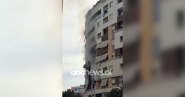 Dy fëmijët shpëtohen nga zjarri/ Flakët përfshijnë apartamentin ne zonën e Astirit