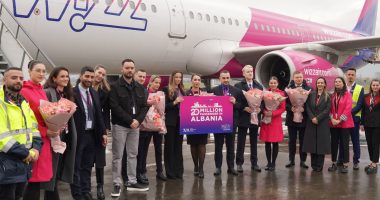 WIZZ AIR feston 20 milionë pasagjerë në aeroportin ndërkombëtar të Tiranës
