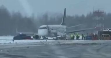 Aeroplani me mbi 60 pasagjerë del nga pista në Vilnius të Lituanisë, nuk raportohet për të lënduar