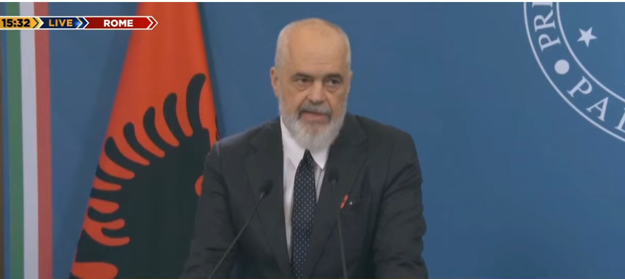 “Sot një ditë historike”, Rama në konferencë me Melonin: U ulëm për të ardhmen e përbashkët