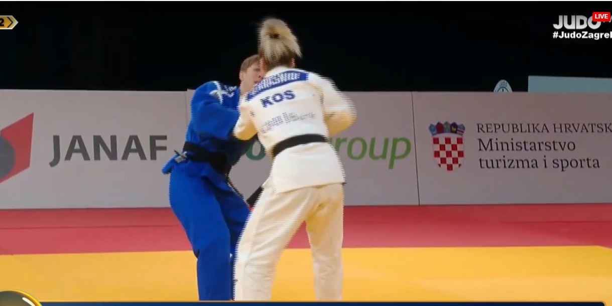 Krasniqi  e artë në Zagreb  Xhudistja e Kosovës shkëlqen në Çmimin e Madh kroat