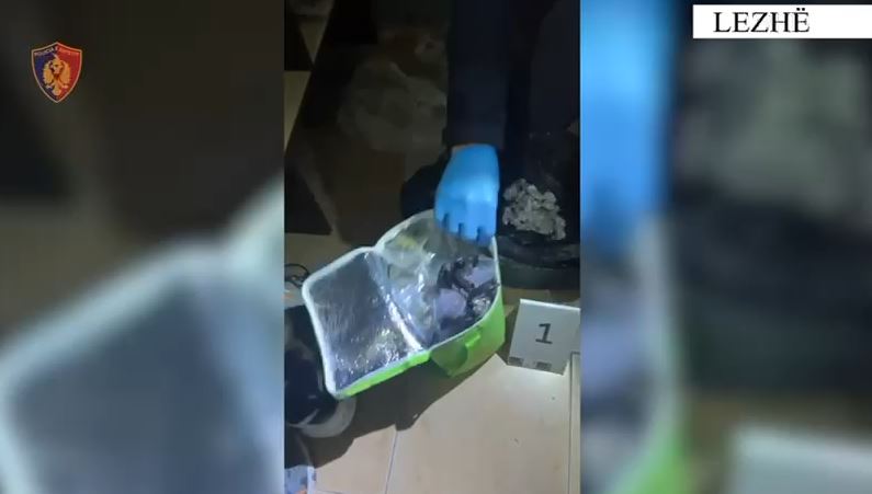 VIDEO  Hodhi çantën me drogë në lumë dhe tentoi t i largohej policisë  arrestohet 43 vjeçari në Lezhë