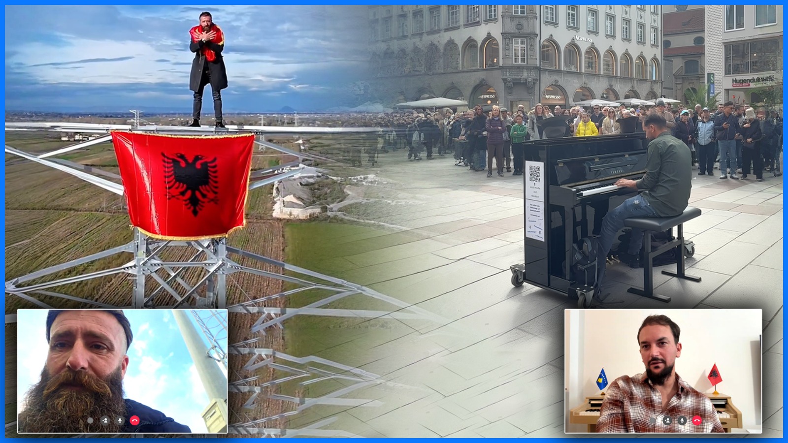 Dy shqiptarë, dy histori emocionuese! Muzikë në Gjermani, heroizëm në Bubq