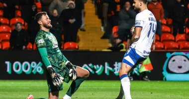 Bajrami shënon, Broja për pak/ Mesfushori i Kombëtares kthehet te goli në kampionatin skocez