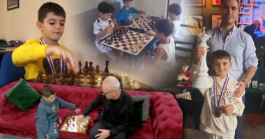 Vetëm 7 vjeç dhe 2 herë kampion. Briani, talenti që sfidon të rriturit në shah