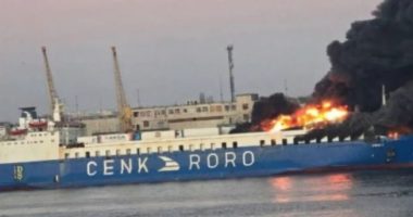 Bombardime në Odesë, shpërthen anije tregtare pas sulmit me raketa