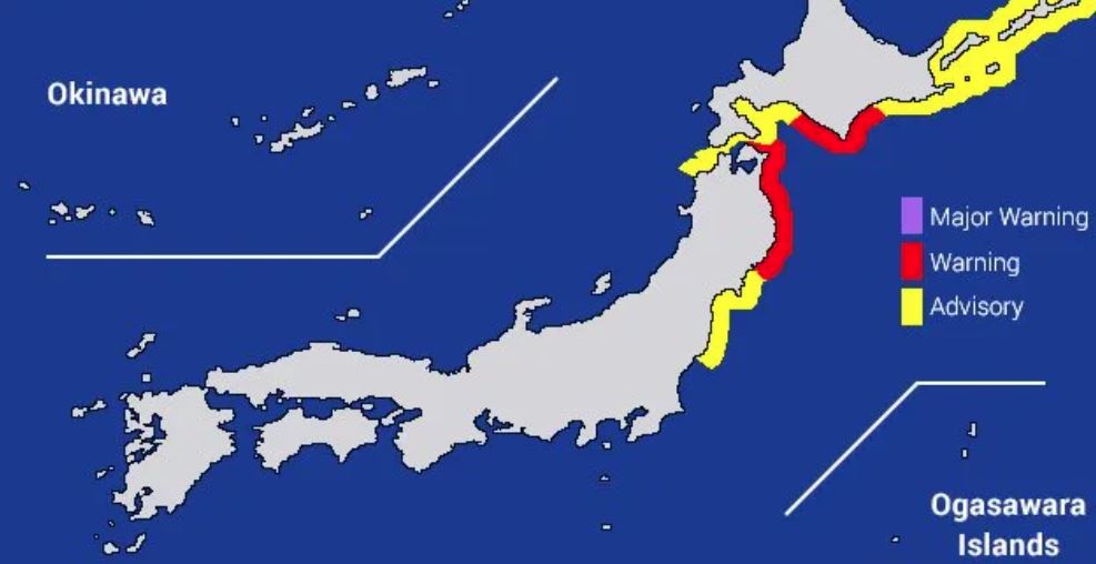 Tërmet me magnitudë 7.6 ballë në Japoni, paralajmërohet cunami deri në 3 metra