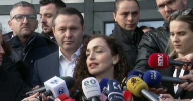 LIVE/ Maratona zgjedhore në Kosovë, Presidentja Vjosa Osmani hedh votën në kutinë e votimit