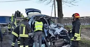 Aksident në Itali/ Makina perplaset me kamionin, humbin jetën dy të rinj shqiptarë