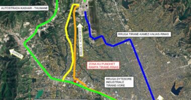 Ndërtimi i mbikalimit të Qafë Kasharit/ ARRSH me 13 dhe 14 janar bllokohet dalja Tiranë – Rinas