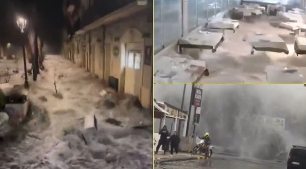 VIDEO  Stuhitë vazhdojnë të godasin Italinë jugore  shkaktojnë kaos dhe dëme të mëdha