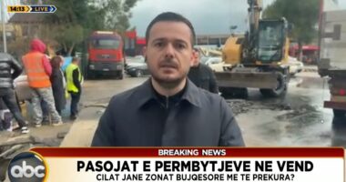 Pasojat e përmbytjeve në vend/ Ministri i Bujqësisë për ABC News: Hidrovorët dhe kanalet kulluese janë në kapacitet të plotë