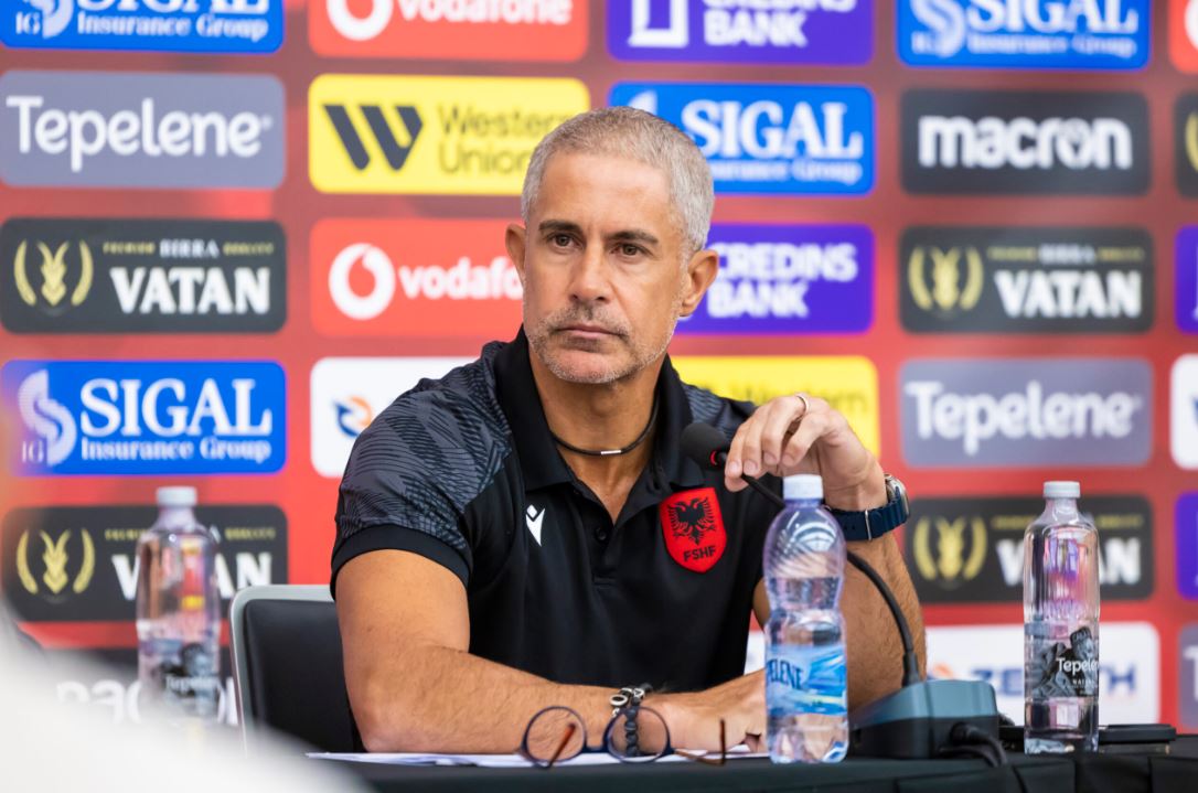 Botërori  Sylvinho  Mund t ia dalim  Trajneri i kombëtares kuqezi flet për televizioni zyrtar të FSHF