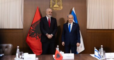 Rama pritet në Izrael nga Kryeministri Benjamin Netanyahu