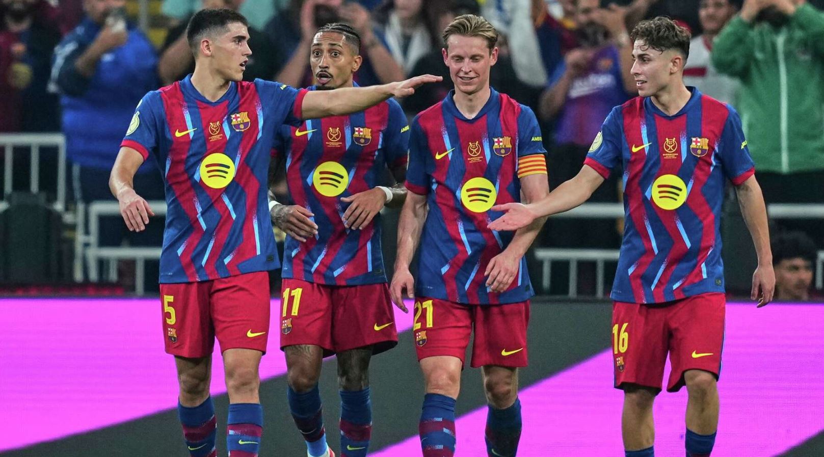 Barcelona   manita  për finalen  Katalanasit shkatërrojnë Bilbaon  5 0 në Arabinë Saudite