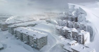 Vala e madhe e të ftohtit përfshin Azinë dhe Lindjen e Largët Ruse, dëbora arrin mbi 2 metra