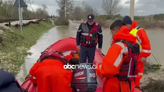 VIDEO/ Tërbohet Vjosa, nisin evakuimet e banorëve nga Novosela