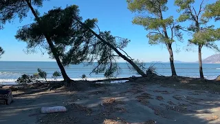 Deti avancon në Kunë/ Lezhë, dallgët e forta dëmtojnë shëtitoren