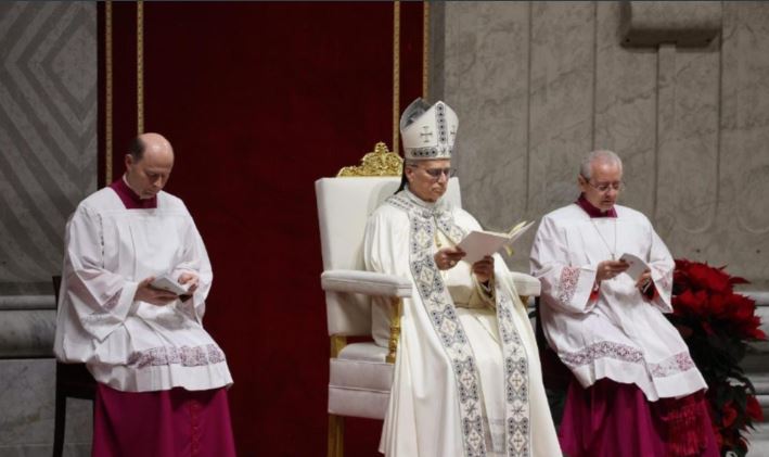 Thirrje për paqe nga Vatikani  Papa Leoni i XIV nis vitin e ri me meshë solemne