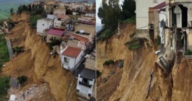 Pamje apokaliptike/ Mbi 1 mijë njerëz të evakuuar pas rrëshqitjeve masive të tokës në Siçili