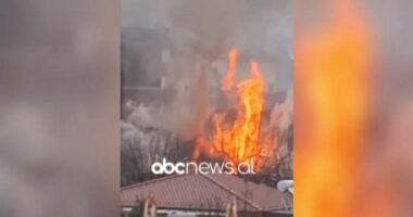 Përfshihet nga flakët një banesë/ Elbasan, nuk ka të lënduar, dyshohet aksidental