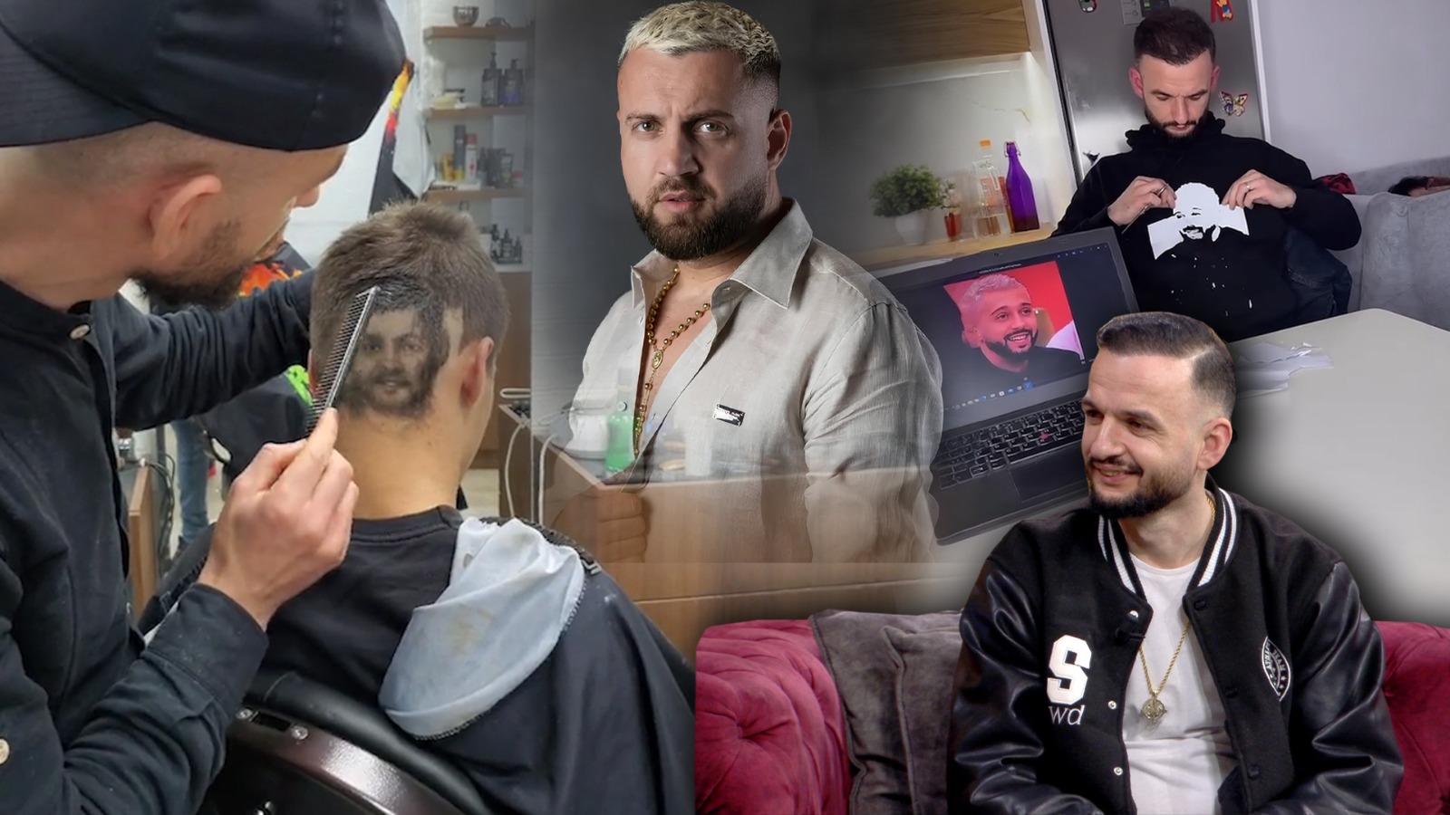 Luiz Ejlli e Gjesti bëhen art me makinë qethëse në ‘ABC e Mëngjesit’