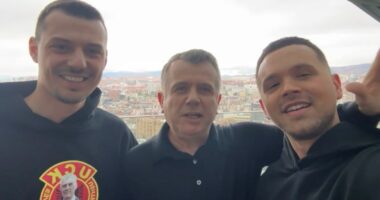 Prishtinë/ Balla me djalin e Hashim Thaçit dhe Ylli Limanin ftojnë qytetarët t’i bashkohen protestës