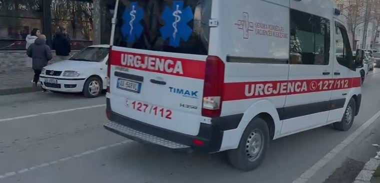 Aksident një Korçë  një e plagosur