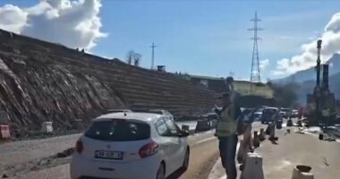 Punime në rrugën Librazhd-Prrenjas/ ARRSH: Bllokohet kalimi i të gjitha mjeteve, po ndërtohet një Bypass provizor