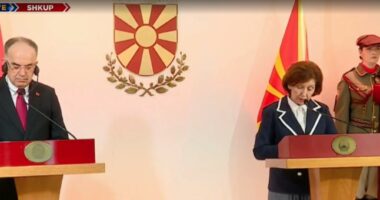 Begaj vizitë në Shkup/ Presidentja e RMV: Perspektiva europiane tashmë më afër Shqipërisë