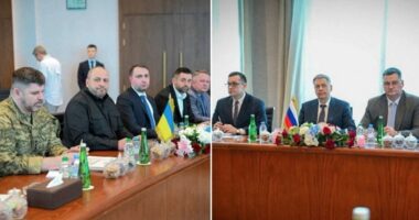 Përfundojnë për sot bisedimet trepalëshe SHBA, Ukrainë dhe Rusi