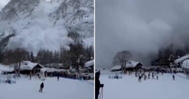 Momente dramatike në Itali, orteku i borës bie mbi skitarët