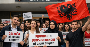 Maqedoni e Veriut/ Studentët shqiptarë kërkojnë respektimin e barazisë gjuhësore dhe kushtetuese