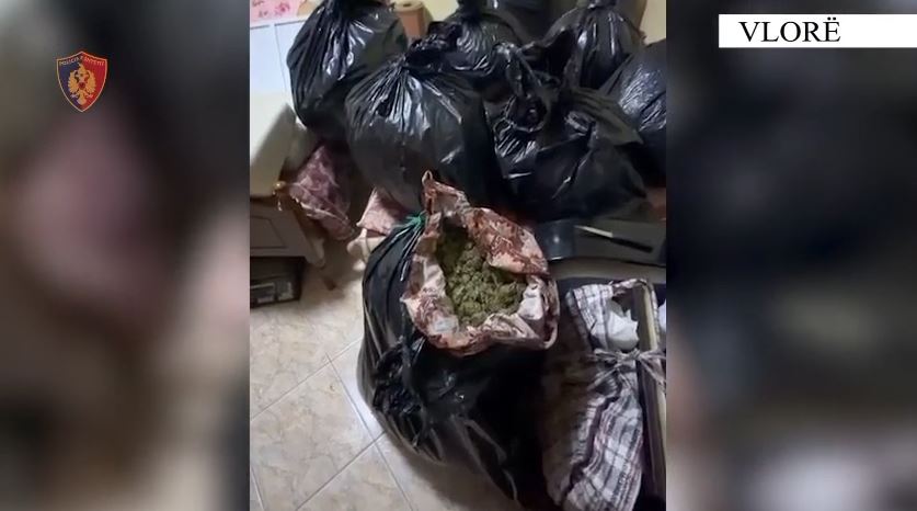 Sekuestrohen 57 kg kanabis në Vlorë  Arrestohen dy persona