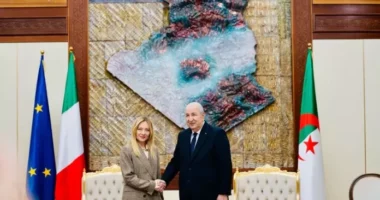 Meloni shpall bashkëpunimin në rritje Itali-Algjeri për gazin