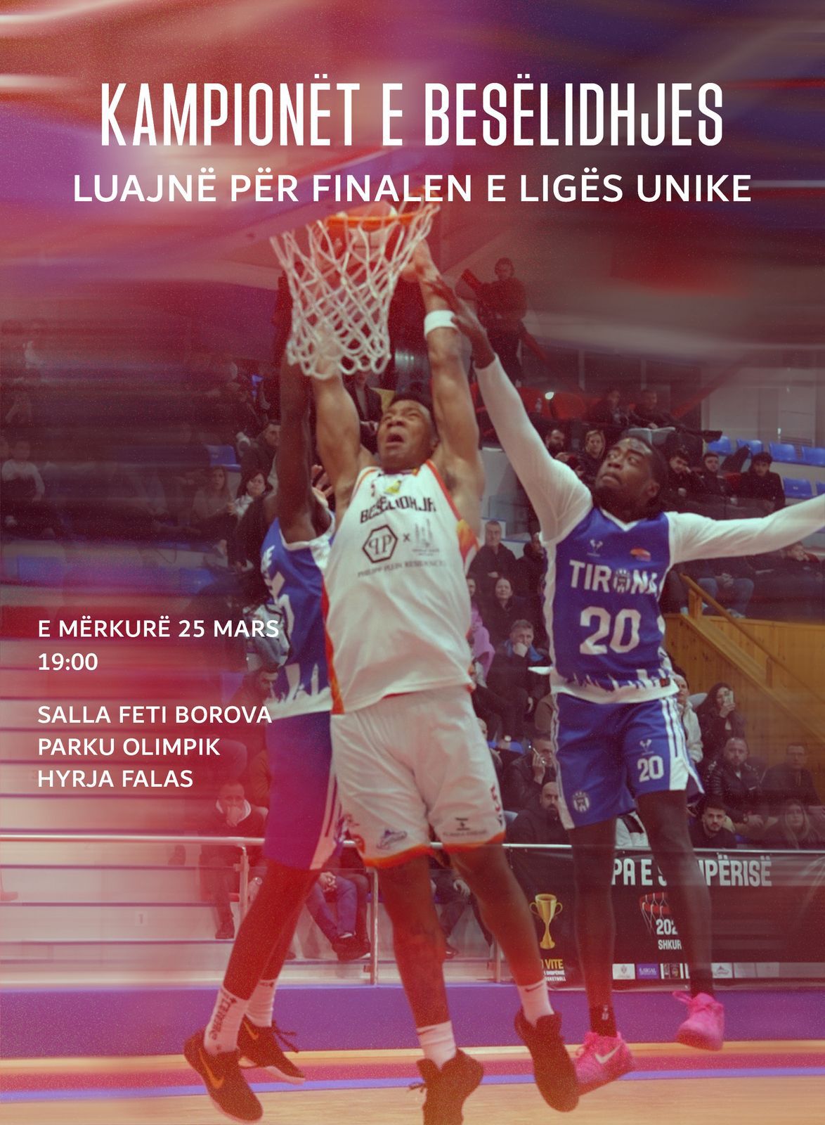 Besëlidhja gati të shkruajë historinë në Ligën Unike më 25 mars në Parkun Olimpik  Hyrja falas për tifozët