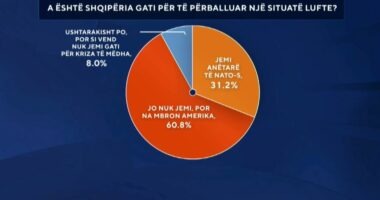 A është Shqipëria gati për të përballuar një situatë lufte? Sondazhi: Ja si përgjigjen shqiptarët