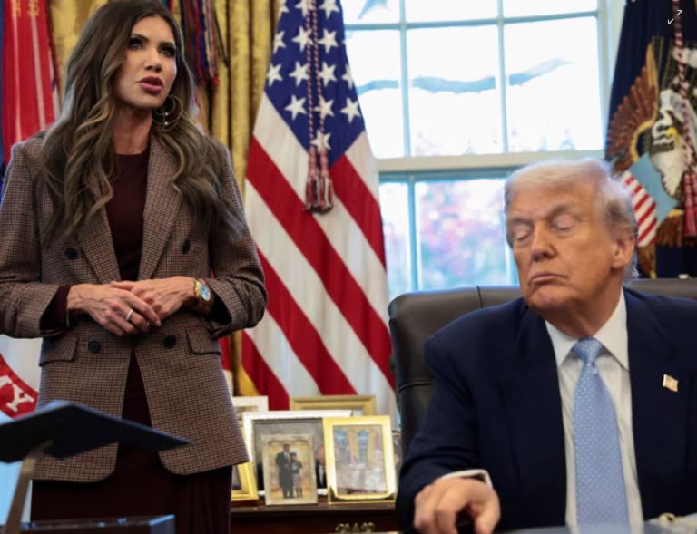 Trump shkarkon sekretaren e Sigurisë Kombëtare/ Kristi Noem do të zëvendësohet nga Markwayne Mullin