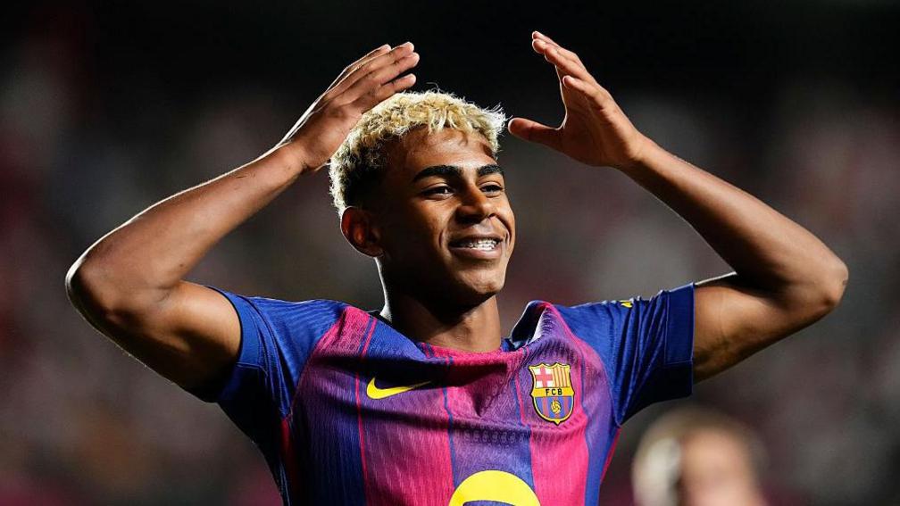 Yamal  shpëton  Barcelonën  Skuadra  blaugrana  barazon 1 1 me Newcastle në sfidën e vajtjes