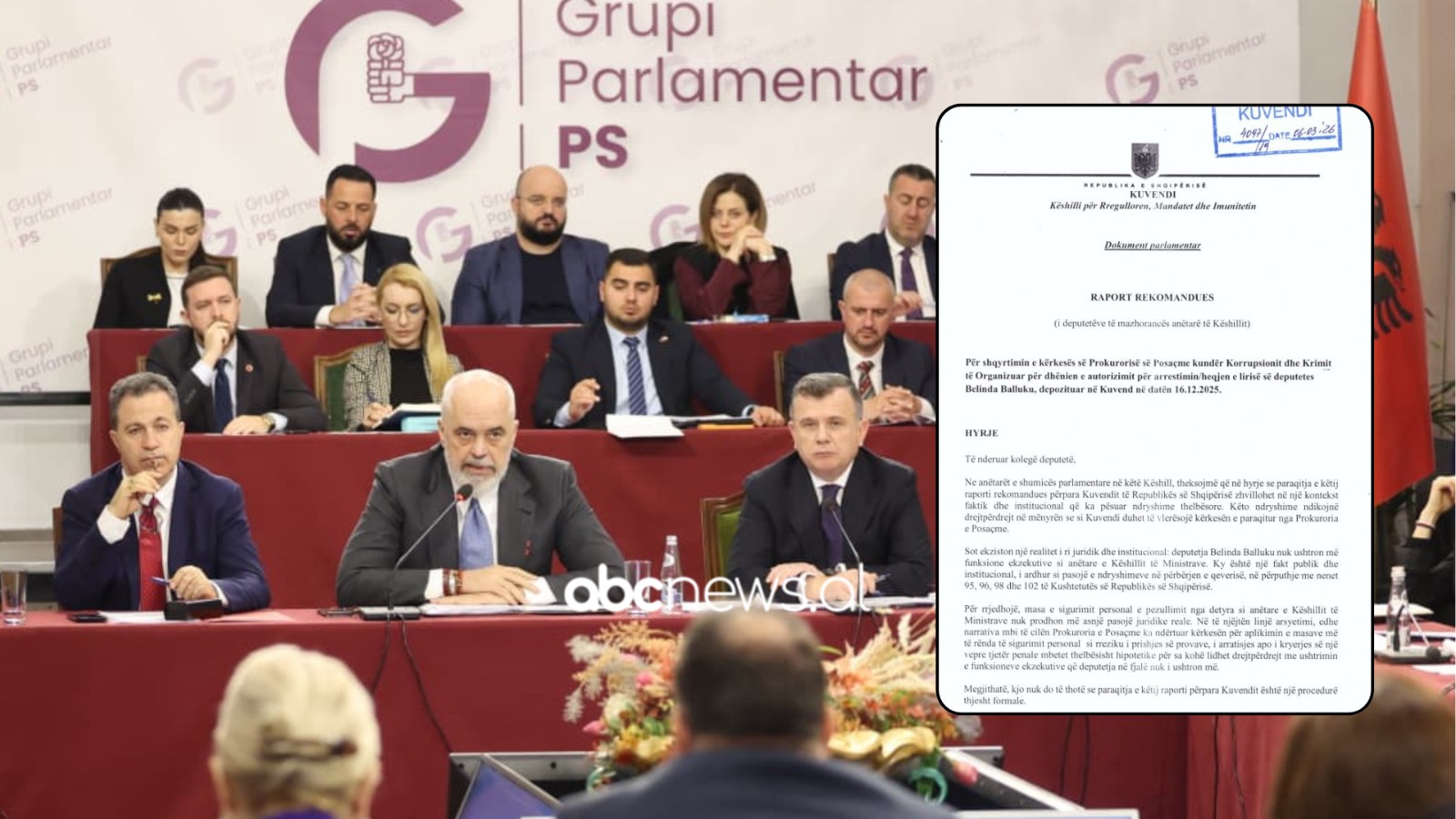 Raporti i plotë  Argumentet e PS  Pse nuk e miratojmë kërkesën e SPAK për Ballukun